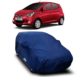 VANI Hyundai Eon Car Cover Water Resistant Dust Proof with Mirror Pocket (Navy Blue)