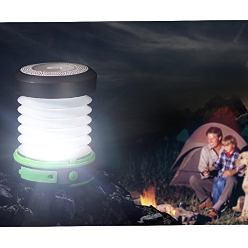Suaoki LED Laterne Taschenlampe, LED Faltbare Camping Lampe Leuchte mit Handkurbel Wiederaufladbare System und Haken zum Hängen, eignet für Camping, Outdoor, Wandern, Angeln, Abenteuer, Campinglampe, Ausfälle [Energieklasse A+] - 9