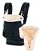 Ergobaby Four Position 360 Bundle of Joy Baby Carrier with Infant Insert (Black/Caramel)