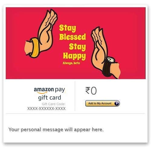 Amazon Pay eGift Card - Wedding Gift - Wedding Gift Cards: The Best Gifts in this Wedding Season 
Gifts popular in INdia