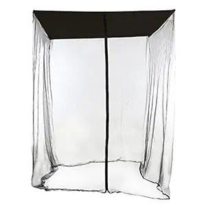 DOITOOL Swing Chair Netting Bed Canopy Tent Mesh Screen with Zipper Patio Umbrella Netting for Outdoor Market Table Umbrellas