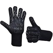 Grillhandschuhe – hitzebeständig bis zu 500°C, 1 Paar, Hochwertige extra lange Ofenhandschuhe, Topfhandschuhe, Backhandschuhe, von Tarent