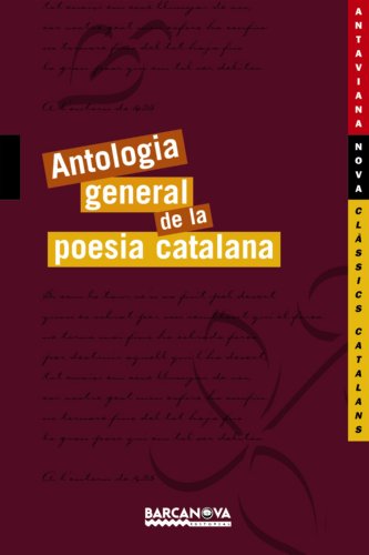 Antologia general de la poesia catalana (Antaviana Classics Catalans)