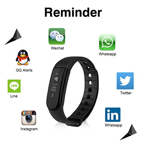 DIGGRO ID101 – Fitness Armband mit Herzfrequenz Sensor (IP67 Wasserdicht Staubdicht, OLED Display, Smart Armband Fitness Tracker mit Pulsmesser Aktivitätstracker Schrittzähler Schlafanalyse Kalorienzähler Stoppuhr für ios Android) - 5