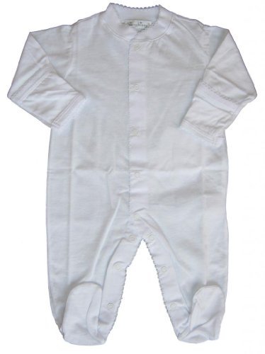 Kissy Kissy Baby Signature Footie-White-Newborn Color: White Size: Newborn (Baby/Babe/Infant - Little ones)