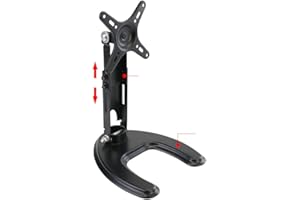 AOKICASE Für Amazon Echo Show 15 Halter 360° verstellbarer Aluminiumlegierung Wandklappbare Teleskopstütze Sie Ihre Echo Show 15 Einfach nach vorne Oder zurück, um den Blickwinkel zu verbessern (Schwarz) A364