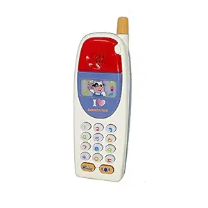 Tread Mall Musical Mobile Phone for Kids, Mobile with Light & Sound Toys for Babies | Educational Toys for Kids 3+ Years/Boys/Girls