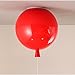 Price comparison product image Enigo® Plexiglass Modern Minimalist Color Balloon Creative Bedroom Bedside Kindergarten Cartoon Children'S Room Ceiling Lamp, Red, L