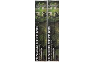 FIRST4FISHING Gardner Tackle Ready Tied Hinged Stiff Rigs - Carp Pop Up Rig Coarse Fishing