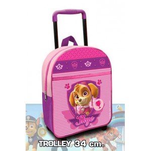 Preisvergleich Produktbild Kids Euroswan - Paw Patrol PR16106 Trolley-Rucksack 34x22x5cm. Skye Modell