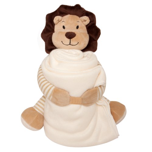 Comfort Co Soft Toy Dog & Cuddly Soft Blanket - Safety Blanket with Cute Toy