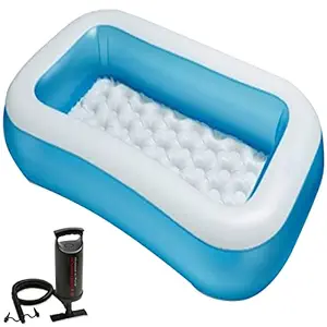 mQFIT Summer Special Inflatable Kid Swimming Pool with Air Pump, Baby Bath tub, Water Pool for Kids (Size: 5.5Ft )