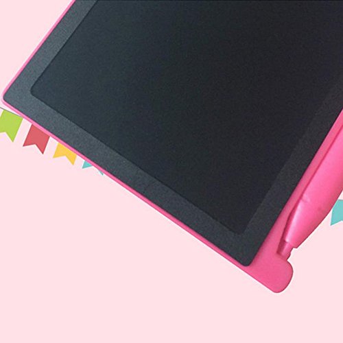 LCD Schreibplatte 4, 4 Zoll sunnymi Ultra-dünn Papierlos Familienbotschaft Klassennotizen, Entwürfe, Leicht, Einfach, Eine Nachricht, Büro zu Verlassen (Rosa, 280 * 185 * 10MM)