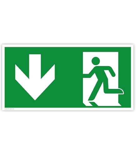 Lot De 50 Autocollants Pour Porte Coupe-feu 21 X 7,2 Cm - Pour L'extérieur - Pour Porte Coupe-feu - Ajuster, Fixer Ou Similaires - Avertissement