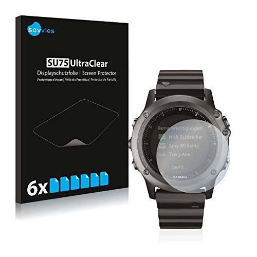 Savvies Garmin Fenix 3 Protector Pantalla Pelicula Protectora 6 Unidades Screen Protector reviews Savvies Garmin Fenix 3 Protector Pantalla Pelicula Protectora 6 Unidades Screen Protector