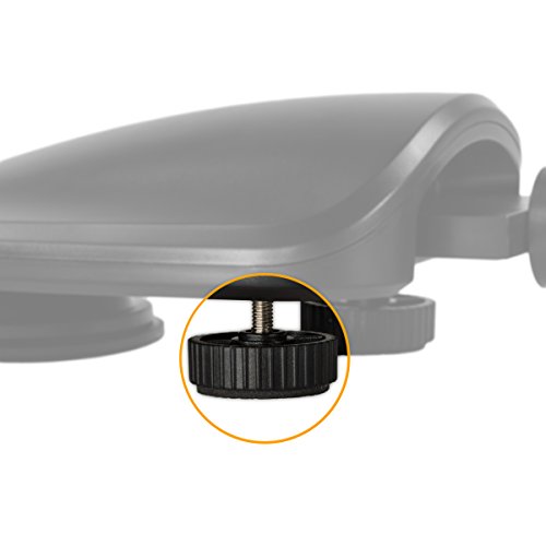 kwmobile KFZ Halterung für Tablet PC – PKW Auto Halter Armaturenbrett in Schwarz – z.B. geeignet für Apple, Samsung, Lenovo, Asus, Huawei, Amazon, Acer, Microsoft, Sony, LG - 4