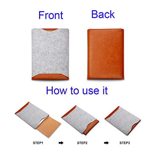 Super moderne Nachahmung Leder u  Filz Laptoptasche Tablette-Kasten-Mausunterlage-Aktenkoffer   Computer-Beutel   Laptop-Kasten   tragen Kasten zum 11