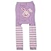 Baby Girls Leggings With Design Panel And Sparkle (12-18 Months) (Lilac/Rabbit)