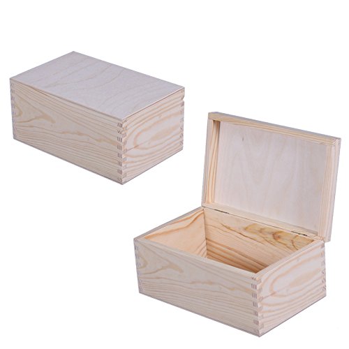 Holzkästchen Holzschatulle Schmuckkästchen Kästchen Schatulle Holz Holzkiste (22x14x10 cm)