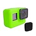 Produktbild CAM-ULATA Silikon-Gehäuse Schutzhülle Abdeckung Shell und Schwarze Linse Cap für GoPro Hero5 5 Action-Kamera Frame Protector Zubehör, Grün