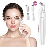 👙【Sicherstes Schmerzlos Rasiersystem】Sicherer & Komfortabler Lady Shaver, Scherfolie von der Rasierer gleitet natürlich über Ihre Kurven und Konturen und sorgt stet für einen engen Hautkontakt für eine noch gründliche Rasur, Schutzbars gegen Hautirritationen. Multifunktionale intimrasierer für frauen ist sicherer und bequemer ohne Schmerzen und ohne Nebenwirkungen und schützt Sie vor der herkömmlichen Haarentfernung.