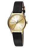 Gehäusedurchmesser: 28mm Esprit Damen Analog Quarz Uhr mit Leder Armband ES1L052L0025