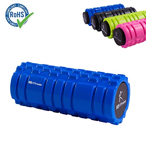 HD Fitness 2 en 1 Papel Yoga Faszienrolle con el Rodillo de Masaje núcleo Hueco Que Incluye Eva Superficie 3D Capa de Espuma Mejor Masaje Yoga, RoHS Aprobado