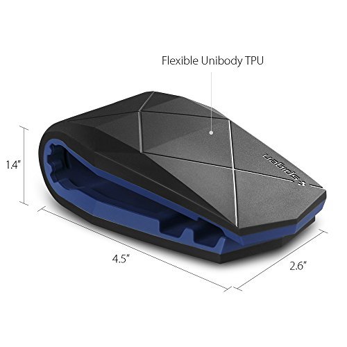Spigen SGP11359 - Supporto Universale da Auto per Smartphone, Nero/Blu