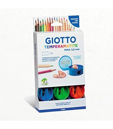 Sacapuntas Precios TEMPÉRAMATITE GIOTTO 1F 3,8 MM (12) 2331 3