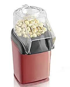 Achanchi Electric Popcorn Maker Hot Air Oil Free Popcorn and Snack Maker Machine, Pack of 1, Red Color