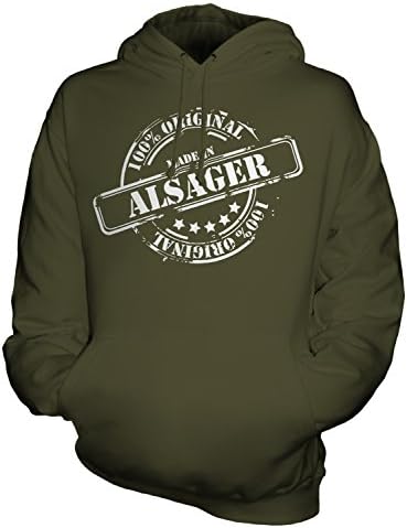 Made In Alsager - Unisex Hoodie - Mens/Womens/Ladies, Size Small, Colour Mint...