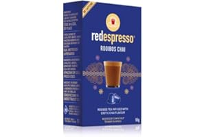 Red Espresso - Chai Rooibos Tee (10 Kapseln) - kompatibel mit Nespresso, 100% Natürlich, Vegan, Glutenfrei, Ohne Zuckerzusatz (50 g)