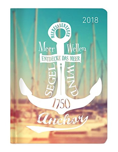 Preisvergleich Produktbild Minitimer Style Ruf des Meeres 2018 - Taschenplaner / Taschenkalender A6 - Weekly - 192 Seiten