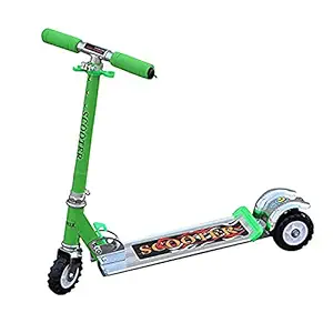 Kids Heavy Duty Skate Scooter for Kids with 3 Wheels and 3 Position Adjustable Height
