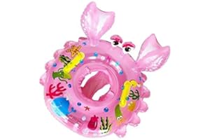 RUUTCASY Baby Schwimmring, Aufblasbar Schwimmring Schwimmhilfe, Schwimmsitz für Kleinkinder Schwimmer Pool Spielzeug Schwimmbad Baby Schwimmenring mit Sicherheitsgriffe für Alter von 6-36 Monaten