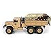 Produktbild Jamicy Canvas Truck Haube Abdeckung Tuch Für RC Auto 1:16 WPL B-16 / B-16 Karat Militar Fahrzeug ROC (C)