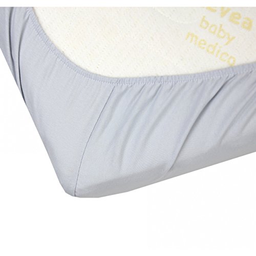 Baby Spannbetttuch 70×140 Spannbettlaken 100% Baumwolle Jersey Babybett Bettlaken Gummizug Rosa Blau Weiß im 2er SET - 4