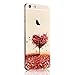 Produktbild iPhone 7 Hülle,iPhone 7 Case,Sunroyal TPU Case Schutzhülle Silikon Case Durchsichtig Elegant Schön Cool Rot Liebe Herz Baum Meer Malerei Muster Glänzend Transparent TPU Silicone Schutz Handy Hülle Case Tasche Etui Bumper Schutzhülle Ultradünnen Kratzfeste TPU Bumper Rückseite Handy Tasche für iPhone 7 (4.7 Zoll)-Red Love Heart Tree