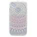 Produktbild Wiko Sunny / Wiko Sunset 2 Hülle , Leiai Modisch Pinke Blume TPU Transparent Clear Weich Tasche Schutzhülle Silikon Handyhülle Stoßdämpfende Schale Fall Case Shell für Wiko Sunny / Wiko Sunset 2