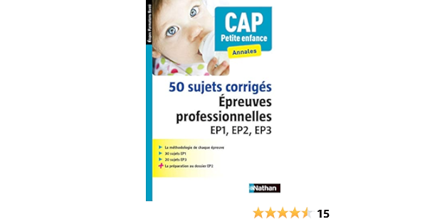 Amazon Fr 50 Sujets Corriges Cap Petite Enfance Rebih Jouhet Louisa Livres