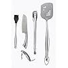 Napoleon Pro 5 Teiliges Grillbesteck Aus Edelstahl