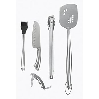 Napoleon Pro 5 Teiliges Grillbesteck Aus Edelstahl