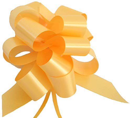 60 piezas lazos grandes blancos de 3 cm para bodas: decoración de coches de boda, fácil de desatar