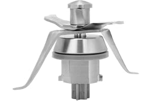 Recamania Cuchilla compatible con Vorwerk para Thermomix TM21 - Hoja afilada de acero inoxidable - Junta incluida