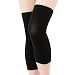 Produktbild Icytail Elastische Kniebandage-Kompression Knieschoner-Knieschützer,Atmungsaktive Kniestütze für Damen & Herren, Muskelstabilität & natürliche Bewegung beim Sport und im Alltag (L:42-49cm, Schwarz)