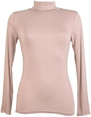 Miss Red, Men's T-Shirt, Long Sleeves, Turtleneck -  Beige - 