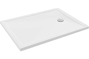 Jacob Delafon - Receveur de Douche Gaspard - 120x90 cm - Céramique lisse PN6 - Bonde à droite - Installation surélevée, posée, encastrée - Blanc - ENP932-00