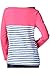 Bearsland Women's Maternity Nursing Striped Patchwork Breastfeeding Top