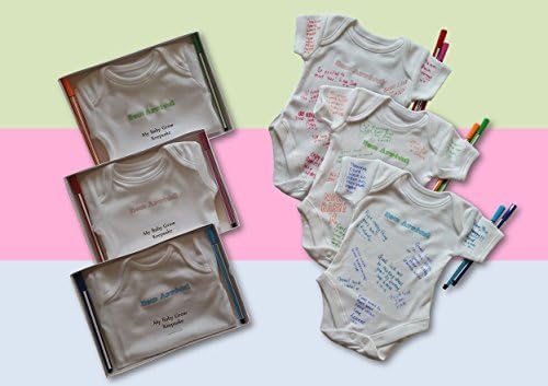 Personalised Sign- MY BABY GROW KEEPSAKE - baby shower game / leaving work gift (GREEN)