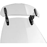 Visiera Multiregolabile Puig 6320W Clip-on - Trasparente, Per Schermi Moto, Spessore 3-5 Mm